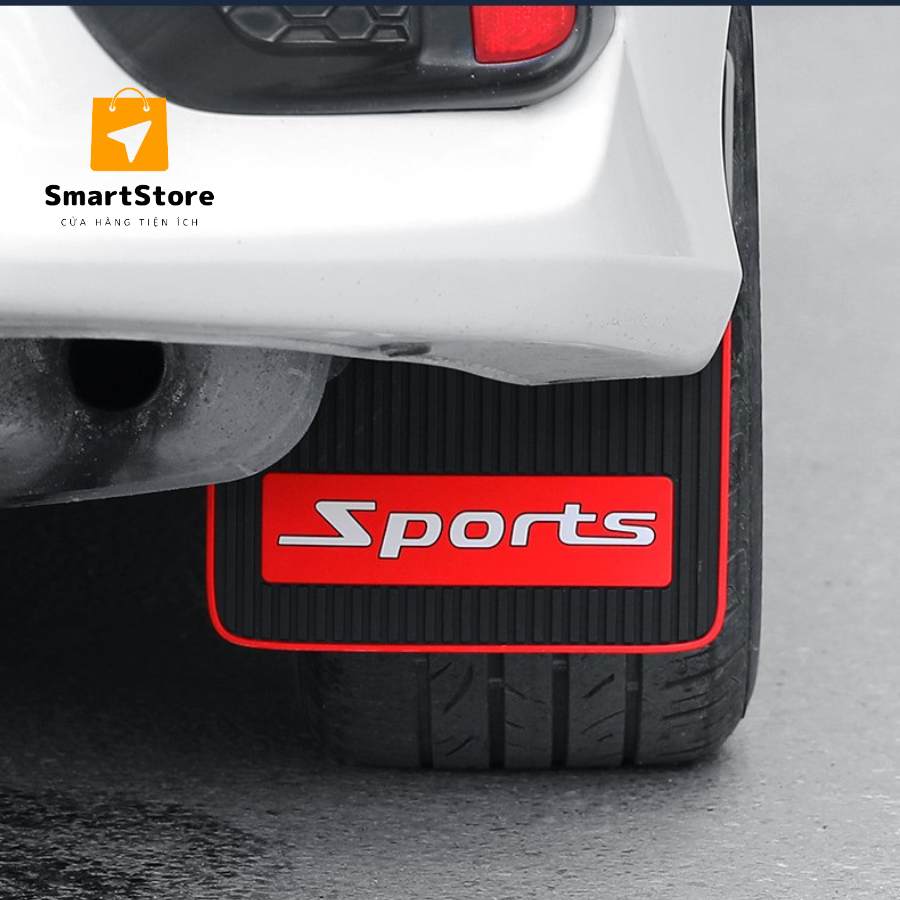 Chắn Bùn Ô Tô - Bộ 2 Tấm Cao Su Chắn Bùn Ô Tô Ngăn Nước Bùn Đất Văng Lên Xe