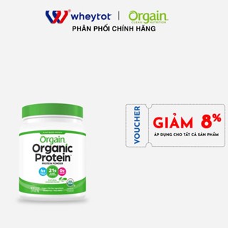 Protein hữu cơ Orgain Organic Protein 720g Natural Unsweetened chính hãng