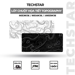 Lót chuột cỡ lớn họa tiết Typography tối giản đa dạng kích thước, pad chuột gaming chống trơn trượt