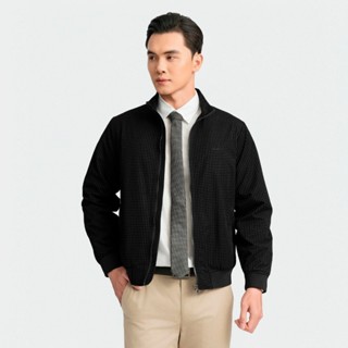 Áo khoác 2 lớp Aristino dáng suông cổ áo bomber, bo tay gấu khỏe khoắn, chất liệu nhung mềm ấm áp - AJK001BZ