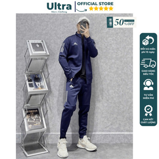 Bộ nỉ Adidas nam thu đông cao cấp, đồ thể thao nam mùa đông chất nỉ dày dặn, phom dáng đẹp hàng hiệu 2024 Ultra UD4-3372