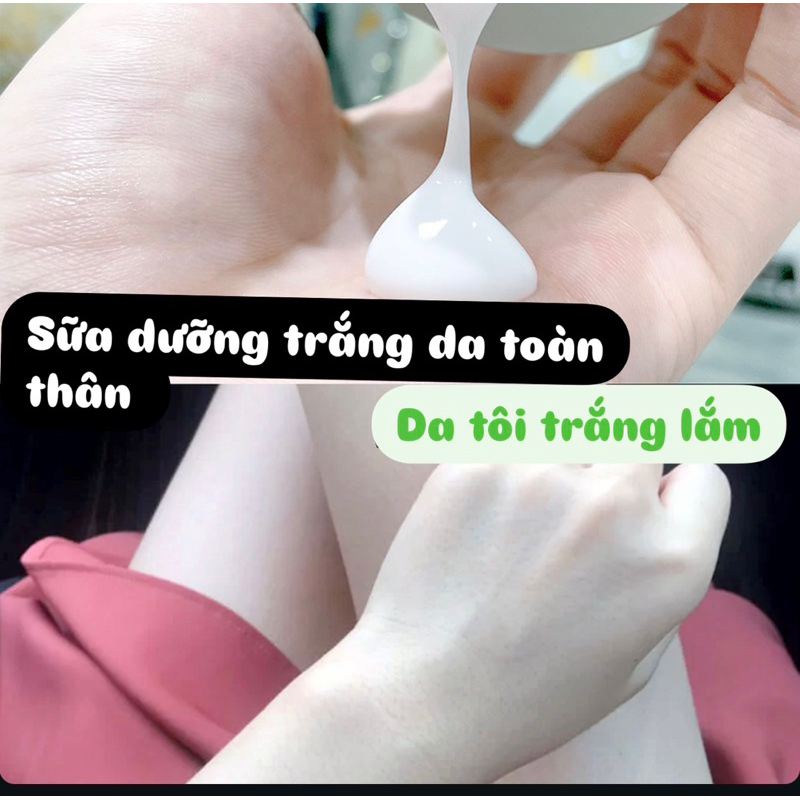 Kem Dưỡng Trắng Lotion Trắng Da Toàn Thân,Loại Bỏ Da Đen Vàng Đốm Nâu DAISHIHAN-Da Trắng Hồng, KhÔng Bết Rít, Không Nhờn