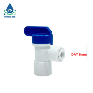 Van bình áp dùng cho máy lọc nước RO, đầu nối nhanh ra ống 6mm