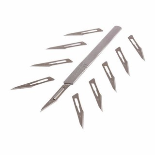 Combo cán dao mổ số 3 kèm 10 lưỡi dao số 11