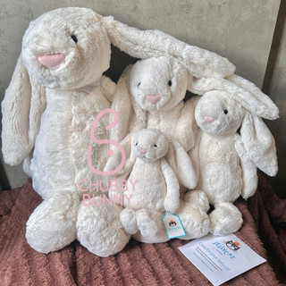 [CHÍNH HÃNG] THỎ BÔNG JELLYCAT BASHFUL CREAM TRẮNG KEM