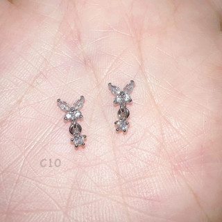 Charm Đá Viền Kim Loại Nail