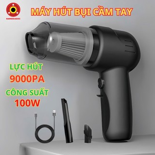 Máy Hút Bụi Cầm Tay Không Dây XC01 - Công Suất 100W, Lực Hút 9000PA, Nhỏ Gọn Tiện Lợi Đem Theo