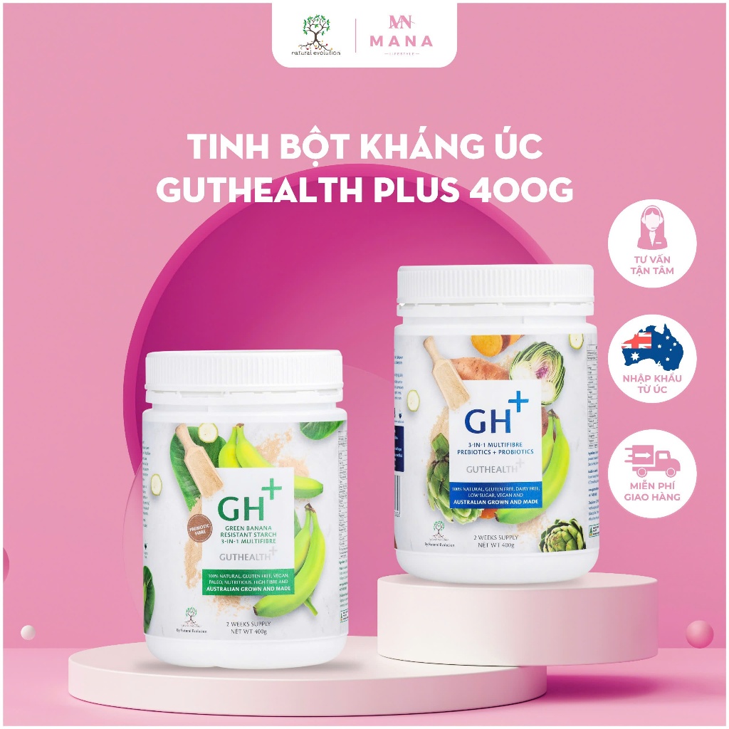 Tinh bột kháng GUTHEALTH Úc 400g - Tinh bột kháng hữu cơ Úc lợi khuẩn | Mana Lifestyle
