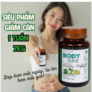Viên uống giảm cân Body Sline Chính hãng Hộp 30 viên, Hỗ trợ kiểm soát cân nặng an toàn hiệu quả giảm mỡ bụng, đùi, tay