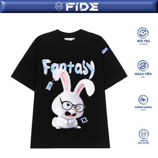 Áo thun FIDE Rabbit phông unisex form rộng local brand nam nữ cổ tròn oversize - AT130