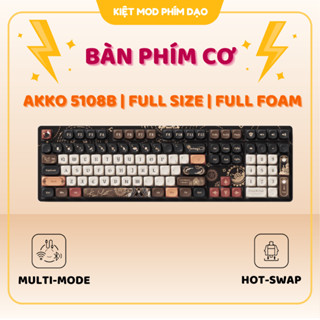 Bàn Phím Cơ Akko 5108B Plus Lord of Mysteries | 3 Modes | Full Size | Full Foam