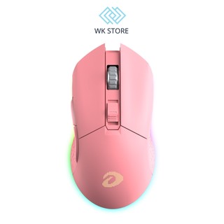  Chuột máy tính Wireless DareU EM901 PINK  LED RGB - Chính hãng   BH 2 năm  