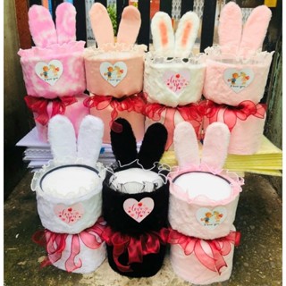 CỐT TAI THỎ, CỐT VẢI LÔNG (K KÈM HOA) XINH XẮN CẮM HOA SÁP, CẮM THÚ BÔNG LÀM QUÀ TẶNG