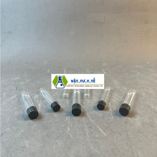 Ống nghiệm thủy tinh có nắp vặn đen- YTHN