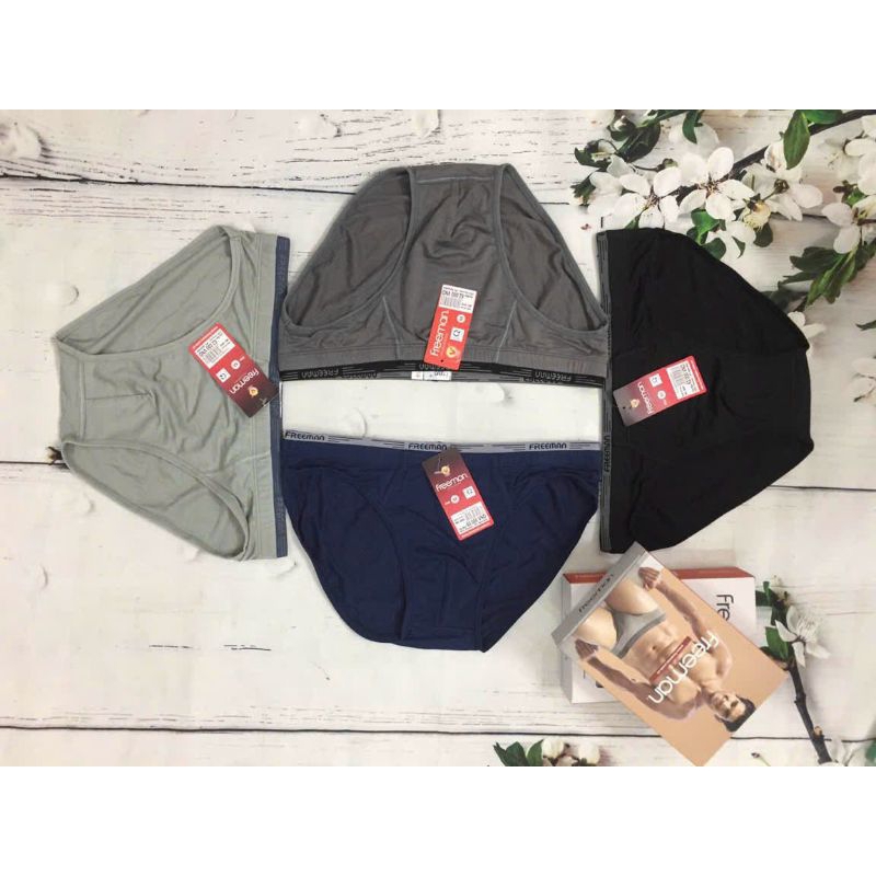 Quần lót Freeman 6043,thương hiệu Freeman chính hãng, cotton lụa