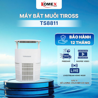 Máy Bắt Muỗi Tiross TS8811, Công Nghệ Đèn Led Và UV, Chính Hãng, Bảo Hành 12 Tháng