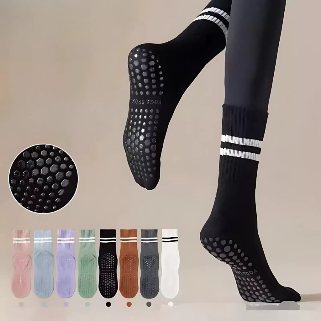 Tất Vớ Thời Trang Gym, Tất Yoga, Aerobic Chất Thun Co Giản 4 Chiều, Phong Cách Hiện Đại Beyour Sport