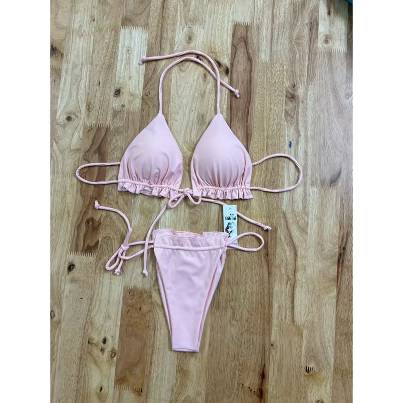 Bikini 2 mảnh áo tắm giác rút dây quần ạhip nhỏ( che tên- sẵn hàng) | BigBuy360 - bigbuy360.vn