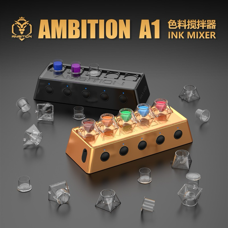 Máy mix mực Ambition A1_máy trộn màu xăm