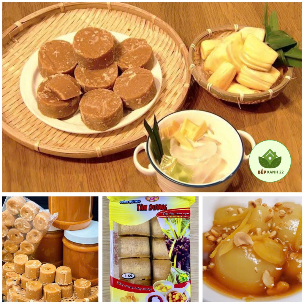 Đường Thốt Nốt Làm Trà Kombucha - Đường thốt nốt Tân Dương Siêu Ngon nguyên chất 1kg