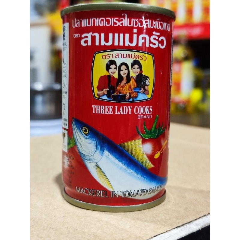 Combo 10 cá sốt cà 3 Cô Gái hộp 155g (khui muỗng) cá nục cá mòi