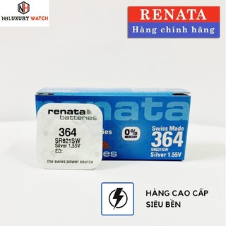 Pin Đồng Hồ Renata SR621SW 364 - Vỉ 1 Viên Hàng Chính Hãng