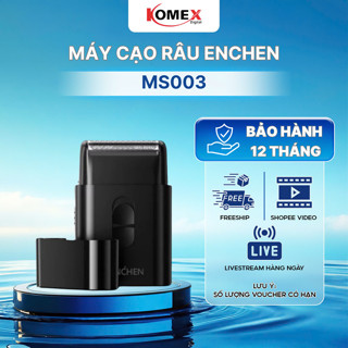 Máy Cạo Râu Blackstone Enchen MS003 Công Nghệ Cắt Nano Cạo Râu Nhanh, Dễ Dàng Tháo Lắp
