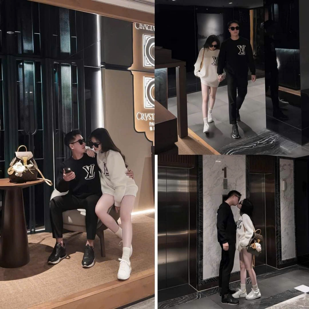 Áo Len Logo LV In 2 Mặt ❤ Áo Sweter Chất Len Tăm Dày Dặn Dáng Rộng Nam Nữ NA638