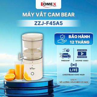 Máy Vắt Cam Trái Cây Tự Động Bear ZZJ-F45A5 Không Dây Nhỏ Gọn Sử Dụng Dễ Dàng