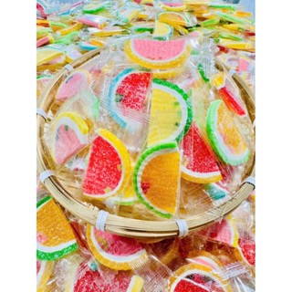  Kẹo dẻo DƯA HẤU vị chua ngọt 500g - Kẹo dẻo trái cây chip chip - Bánh kẹo Tết đồ ăn vặt 