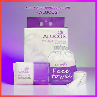 Khăn Mặt Khô Đa Năng dùng 1 lần Alucos dạng rút dạng cuộn