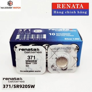 Pin Đồng Hồ Renata SR920SW 371 Vỉ 1 Viên - Hàng Chính Hãng