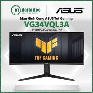 Màn hinh cong Asus Tuf Gaming Vg34VQL3A 34inch 2k VA 180Hz 1Ms | Chính Hãng | Bảo hành 36 tháng
