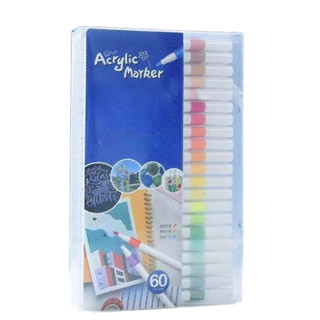 Màu Acrylic Choice NTG46 60 màu, thân bút làm nhựa chuyên dụng, an toàn khi sử dụng