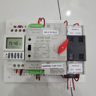 [ 15 Ngày/Lần ] Bộ ATS đảo 2 công tơ - Bộ đảo 2 nguồn điện 100A - Bộ đảo nguồn tự động hàng tháng