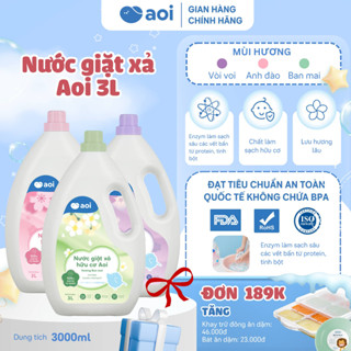 Nước giặt xả hữu cơ Aoi dung tích 3L