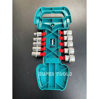 ĐỒ NGHỀ TOTAL Bộ 12 cái socket  (1/2 inch) & cần 2 chiều THT141121 <HÀNG CHÍNH HÃNG>