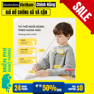 Giá Đỡ Chỉnh Tư Thế Ngồi Đúng Tư Thế Ngồi Chống Cận Thị Cho Bé - Chính Hãng Dododios