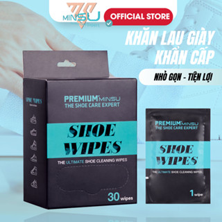 Khăn Lau Giày Khẩn Cấp Shoe Wipes MINSU M2855 Nhỏ Gọn, Tiện Lợi Chuyên Dùng Vệ Sinh Cho Giày Thể Thao Sneaker, Da Lộn