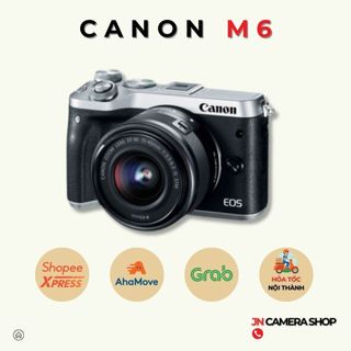  Bộ máy ảnh Canon EOS M6 kèm ống kính Canon M15-45mm 
