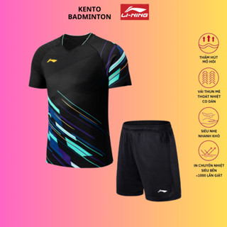Áo Cầu Lông, Quần Cầu Lông, Bộ Cầu Lông LINING  Nam Nữ, Vải Thoáng Khí STT702