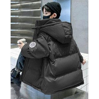 NANA CHAN - Áo phao đen chữ UNID cho bé trai AB957 SIZE ĐẠI 120-170,vải chống nước, áo phao trẻ em Quảng Châu