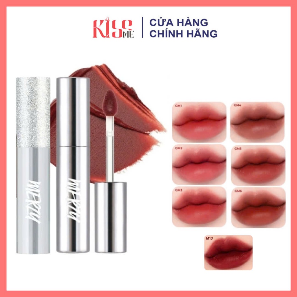 Son Kem Lì Merzy The Glam Mellow Tint M13 Vỏ bạc