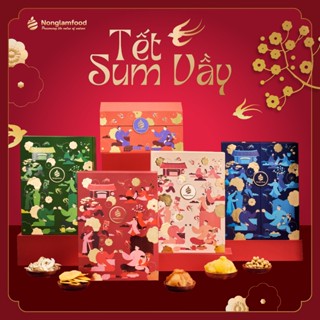   BỘ QUÀ TẾT 2025  Set quà tết cao cấp Nonglamfood | Quà tặng sức khỏe cao cấp cho bạn bè đối tác 