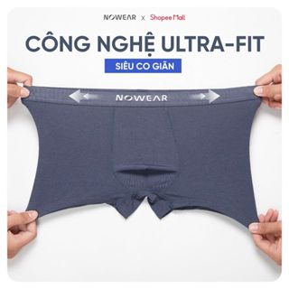 Combo 3 Quần lót nam Boxer NOWEAR Ultra Fit - Quần sịp đùi nam với chất liệu Modal tự nhiên và công nghệ kháng khuẩn