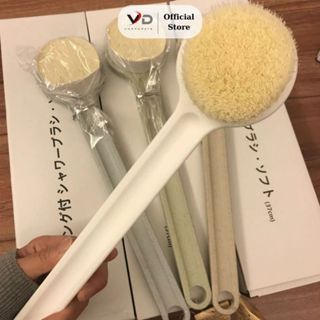 Bàn chải cọ lưng, cọ tắm xuất Nhật Muji hàng cao cấp fullbox, cây cọ lưng siêu mềm cao cấp