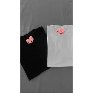 COMBO 02 Áo thun TRƠN Kirk.L-A-N-D TRẮNG & ĐEN Unisex Nam Nữ Trơn, Cổ Tròn, 100% Cotton, Oversize - BÔNG SHOP