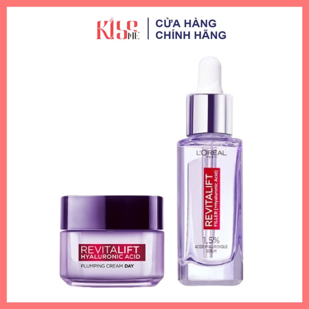 Serum kem dưỡng siêu cấp ẩm và giảm nếp nhăn Revitalift HA 1.5% L'Oreal Paris Loreal