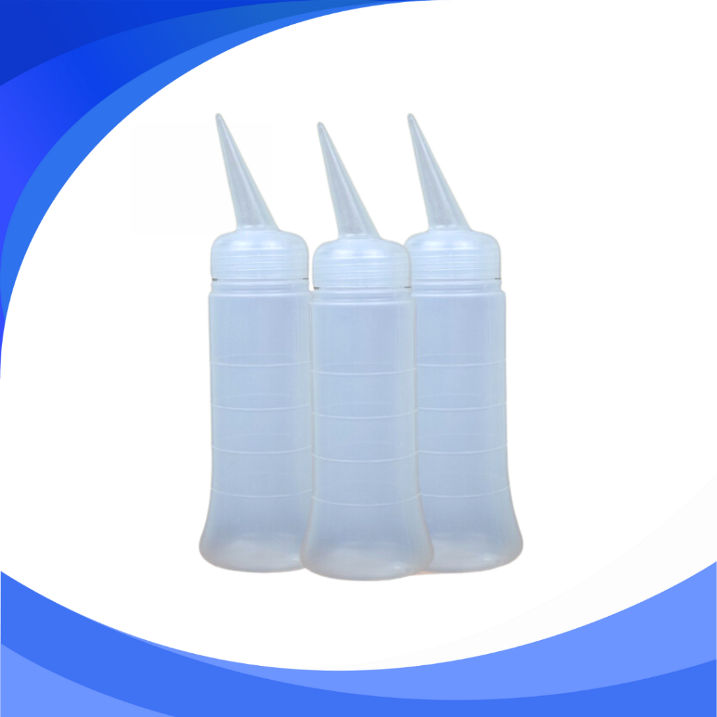 Bình Tra nước Dập uốn tóc, Bình Nhựa Tra Thuốc uốn tóc 260ml