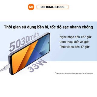 Điện thoại POCO M6 (8+256GB) | Màn hình FHD+ 6,79" 90Hz | MTK Helio G91-Ultra | Camera 108MP